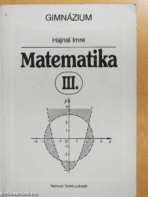 Matematika III.