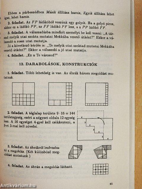 Szakköri feladatok matematikából 5-6. osztály