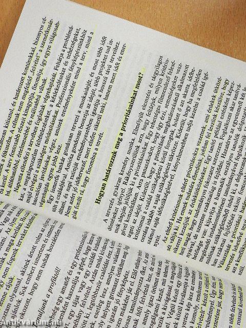 Hogyan gazdálkodjunk időnkkel és életünkkel?