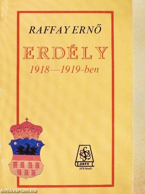 Erdély 1918-1919-ben