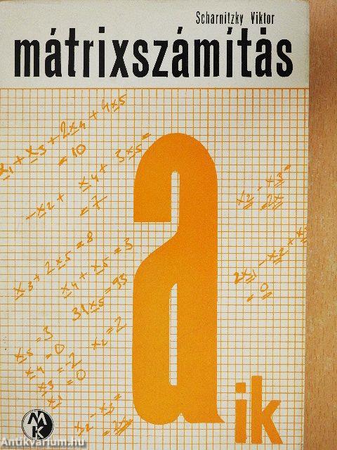 Mátrixszámítás