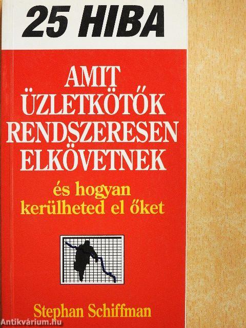25 hiba, amit üzletkötők rendszeresen elkövetnek