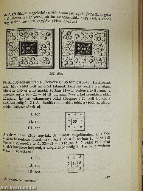Matematikai fejtörők