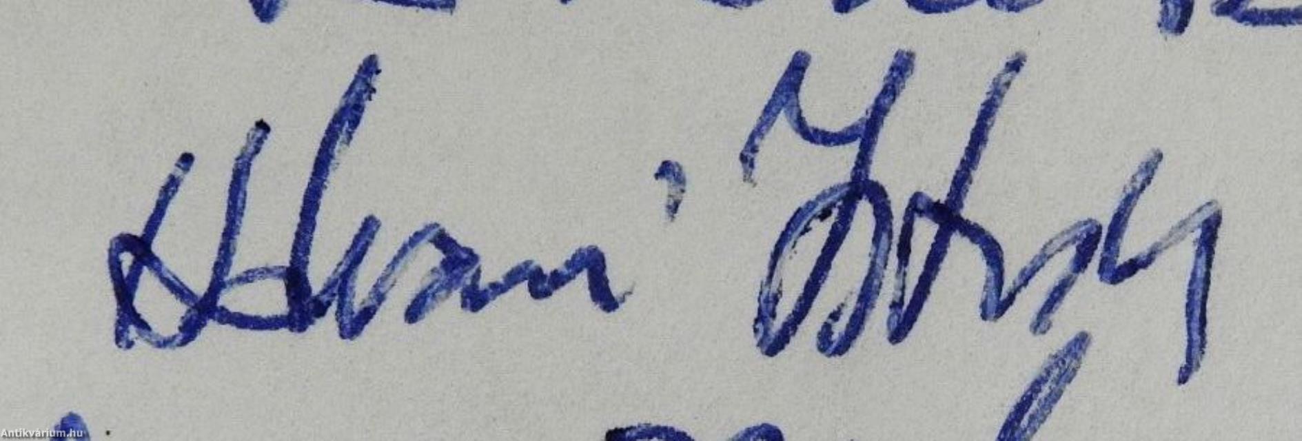 Emlékkönyv (dedikált példány)