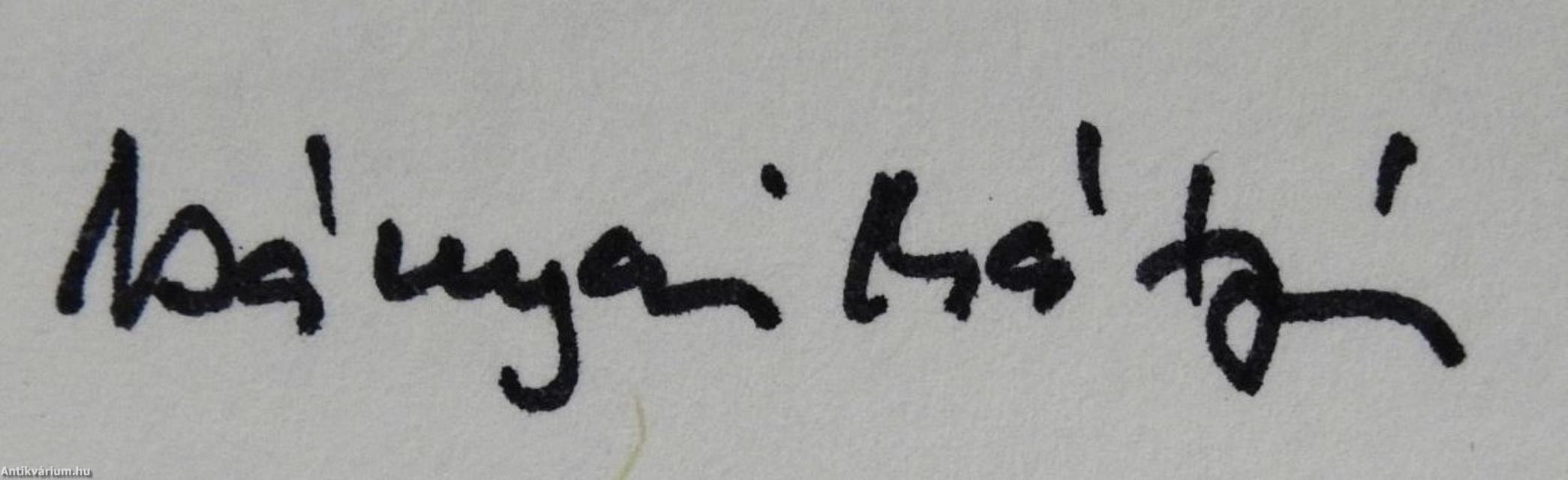 Szubjektív krónika (dedikált példány)