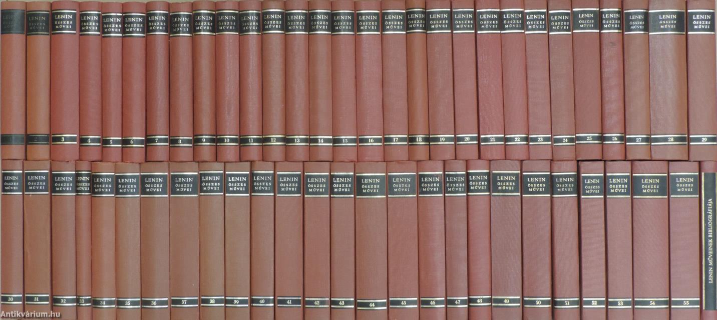 V. I. Lenin összes művei 1-55./Lenin műveinek bibliográfiája