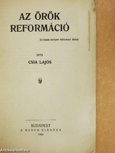 Az örök reformáció