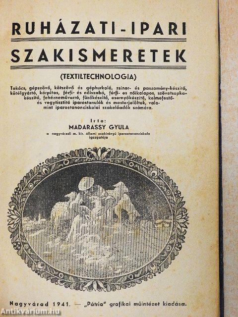 Ruházati-ipari szakismeretek