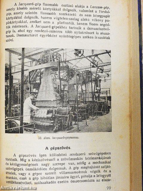 Ruházati-ipari szakismeretek