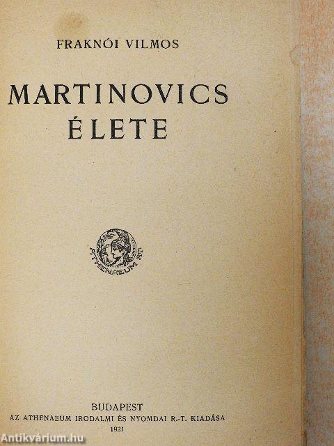 Martinovics élete
