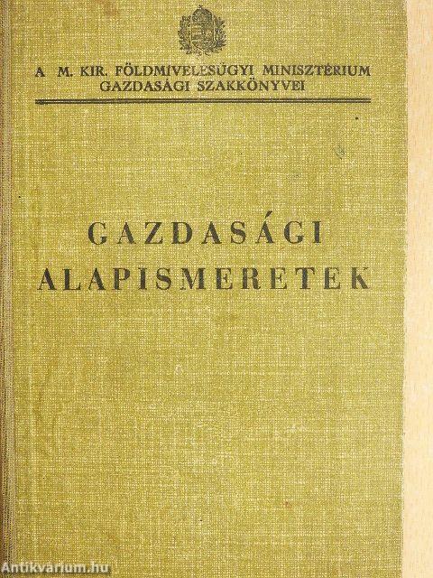 Gazdasági alapismeretek