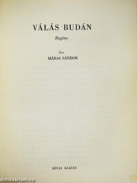 Válás Budán