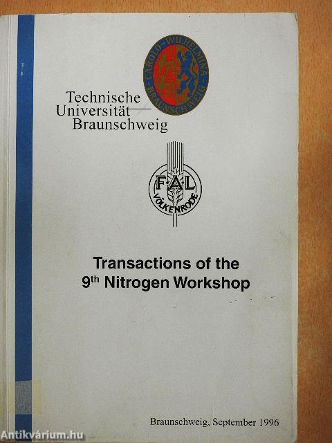 Transactions of the 9th Nitrogen Workshop