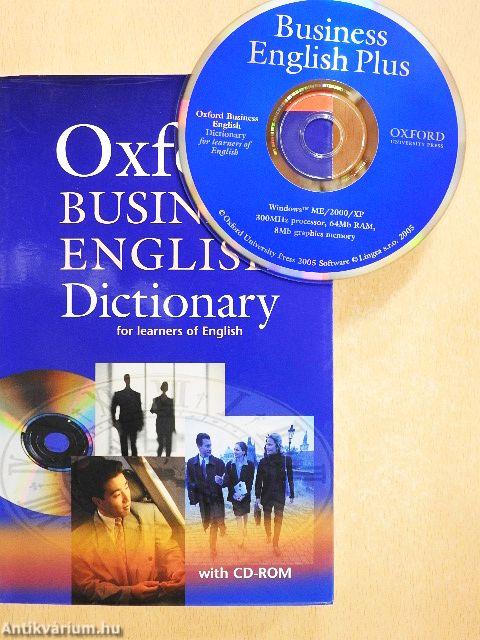 Oxford Business English Dictionary for learners of English - CD-vel