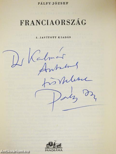 Franciaország (dedikált példány)