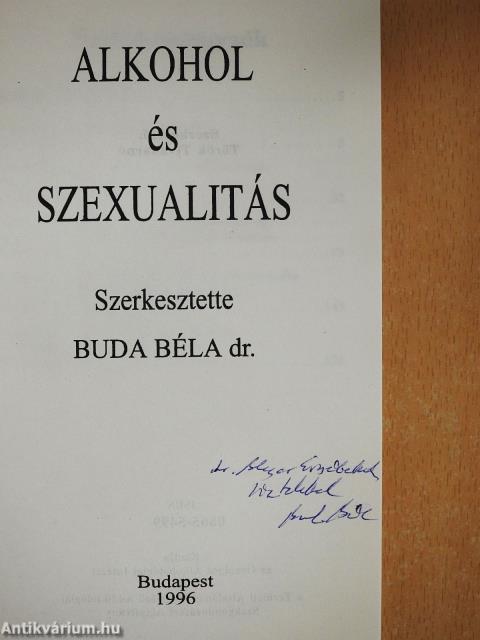 Alkohol és szexualitás (dedikált példány)