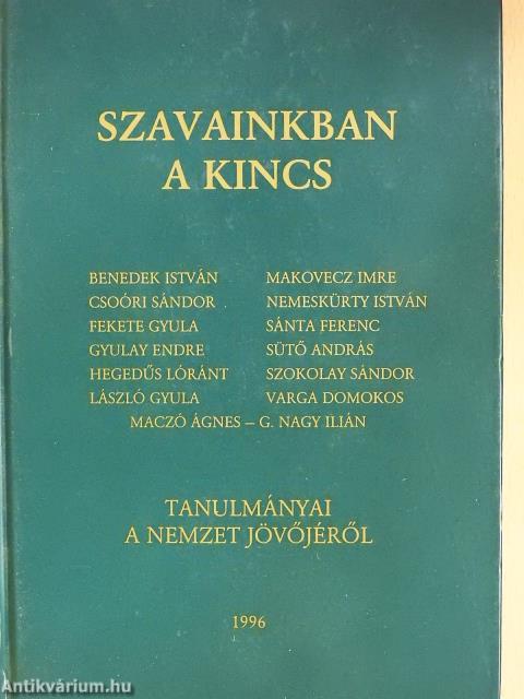 Szavainkban a kincs (dedikált példány)
