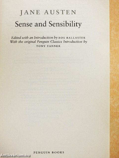 Sense and Sensibility