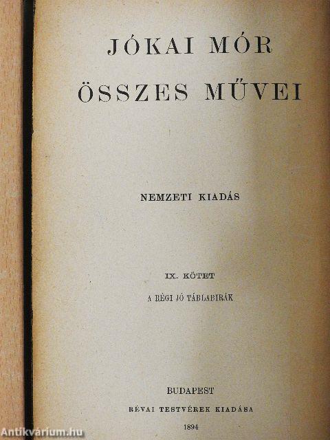 A régi jó táblabirák