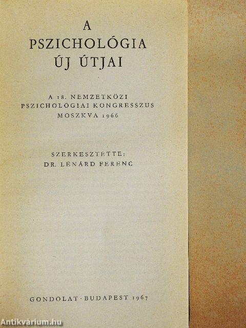 A pszichológia új útjai