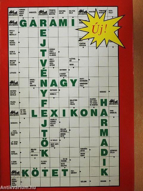 Rejtvényfejtők Nagy Lexikona III.