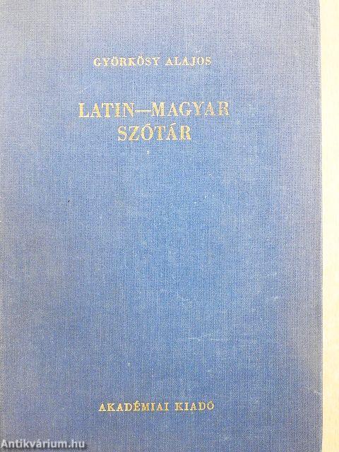 Latin-magyar szótár