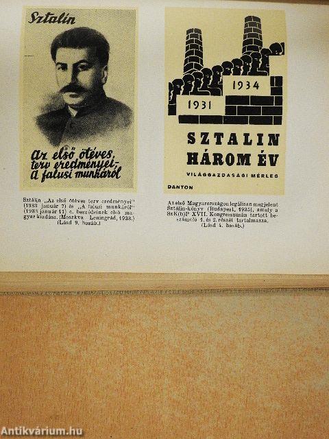 I. V. Sztálin műveinek magyar bibliográfiája