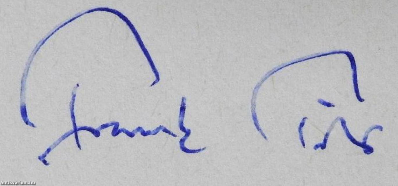 Egy emigráns alakváltásai (dedikált példány)