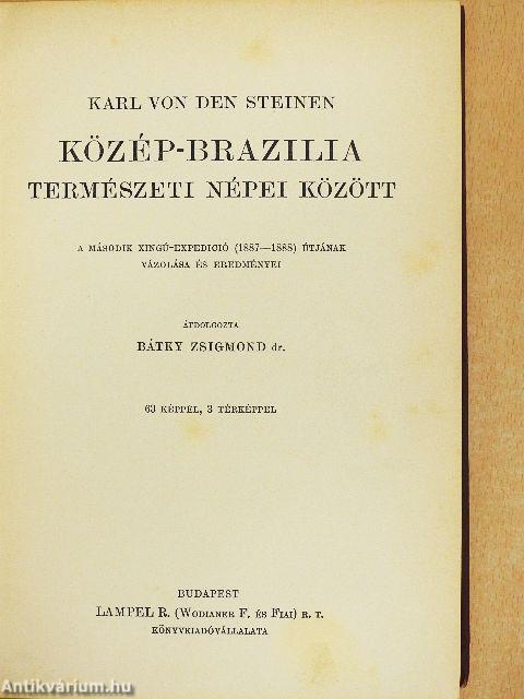Közép-Brazilia természeti népei között