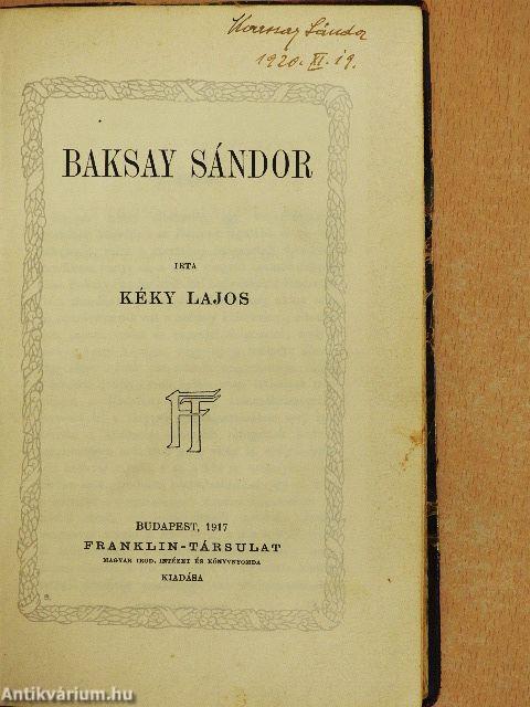 Baksay Sándor