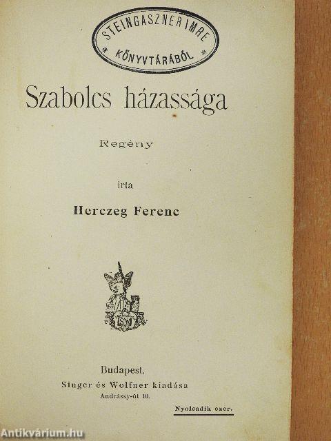 Szabolcs házassága