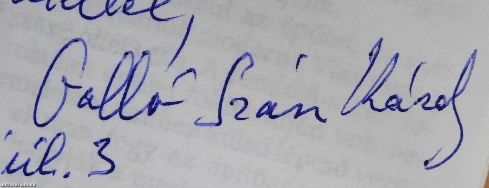 Kemény nap (dedikált példány)