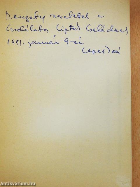 Folyók folynak és folyosók (dedikált példány)