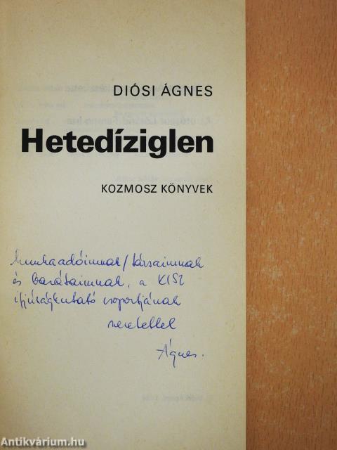 Hetedíziglen (dedikált példány)