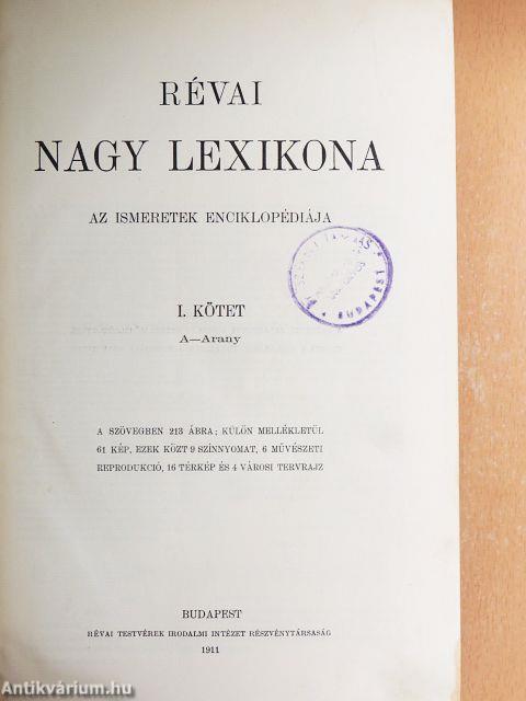 Révai nagy lexikona 1-21.