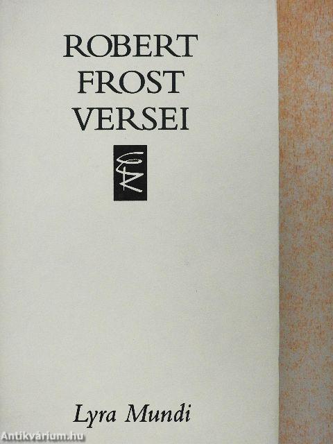 Robert Frost versei