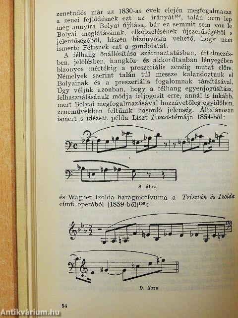 A Bolyaiak zeneelmélete