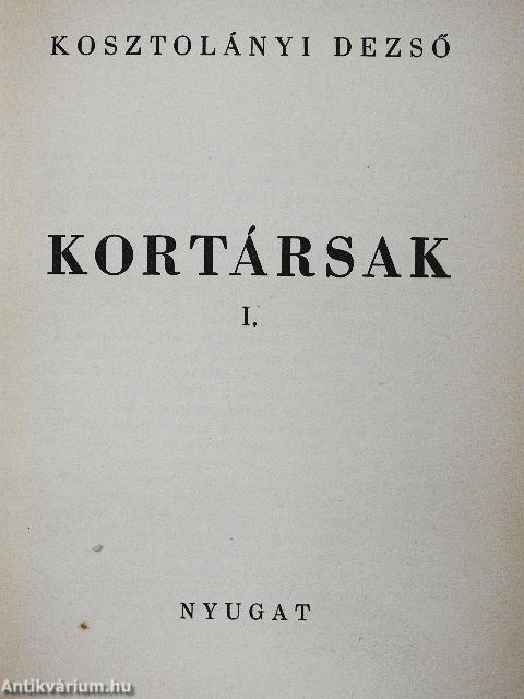 Kortársak I. (töredék)