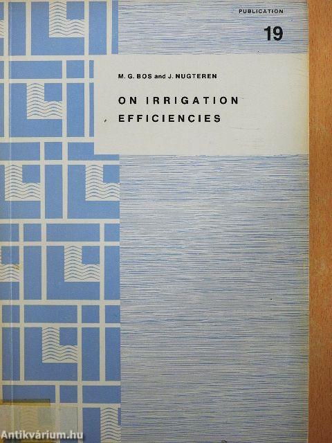 On Irrigation Efficiencies