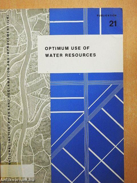 Optimum Use of Water Resources