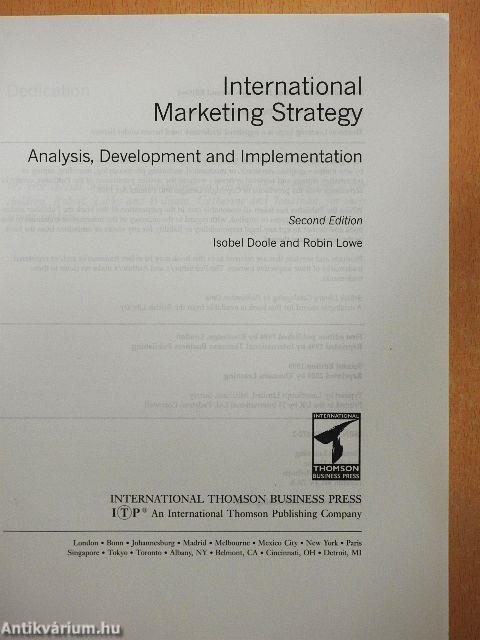 International Marketing Strategy