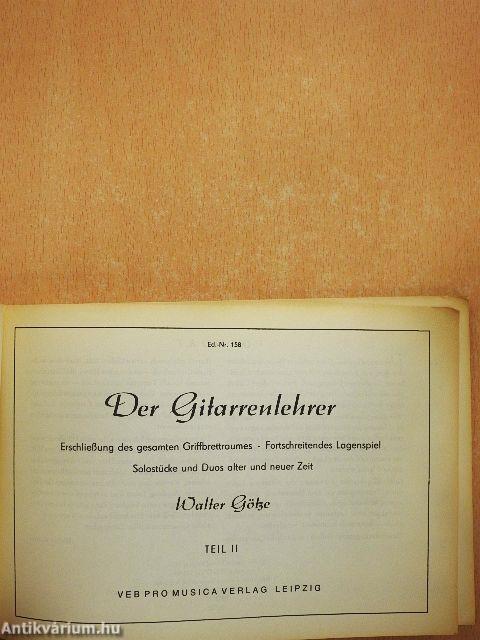 Der Gitarrenlehrer II.