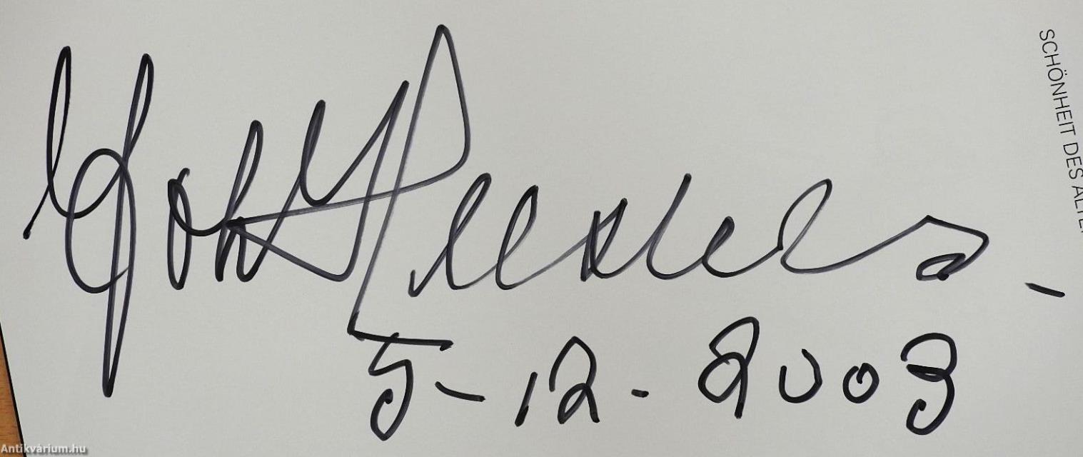 Schönheit des alteres (aláírt példány)