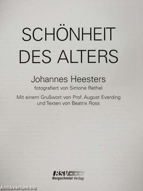 Schönheit des alteres (aláírt példány)