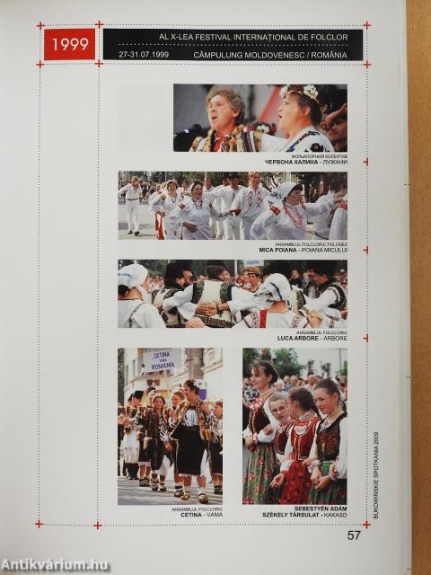 20. Bukovinai Találkozások (dedikált példány)