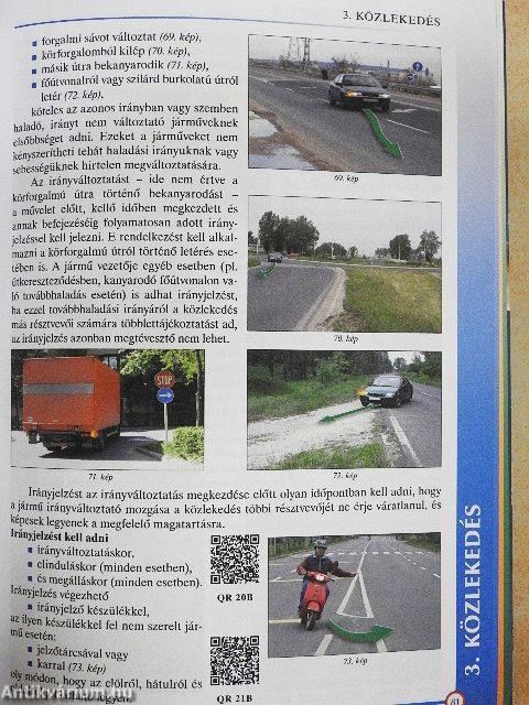 Interaktív KRESZ-könyv személygépkocsi-vezetők részére