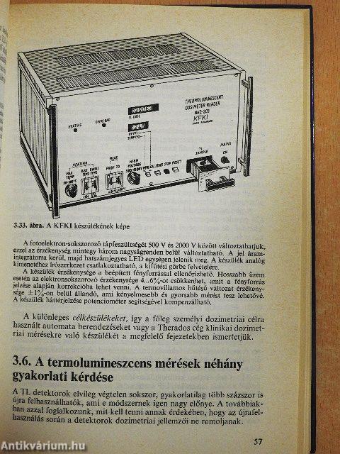 Dozimetria-Szilárdtest detektorokkal