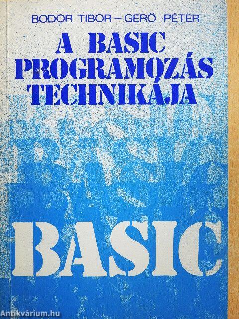 A BASIC programozás technikája
