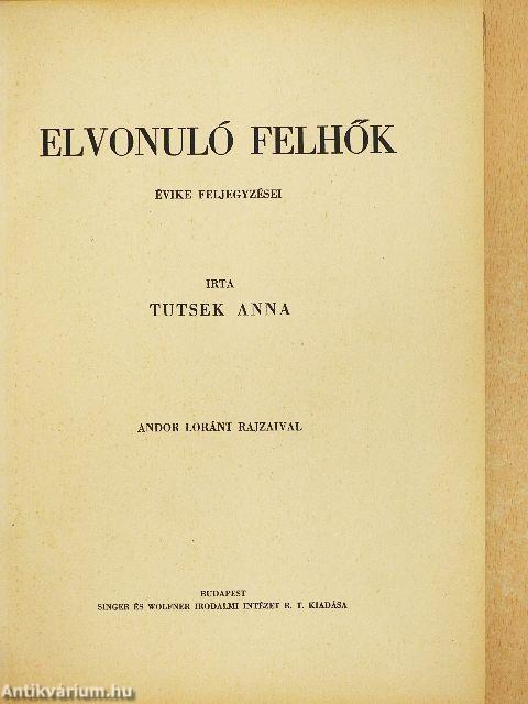 Elvonuló felhők
