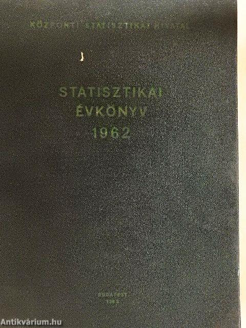 Statisztikai évkönyv 1962